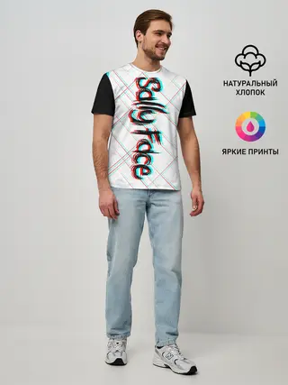 Мужская базовая футболка / SALLY FACE.