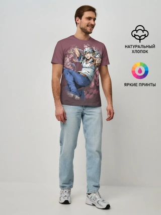 Мужская базовая футболка / JoJo