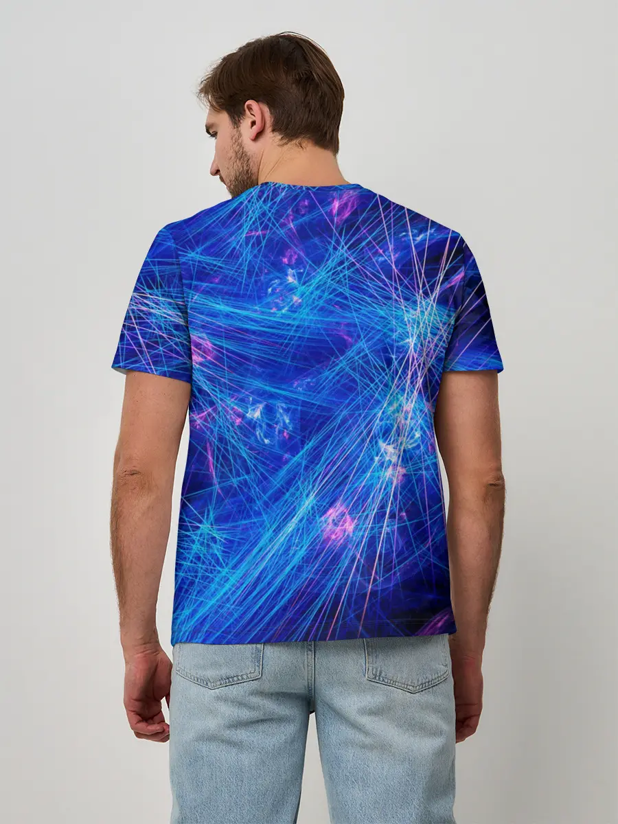 Мужская базовая футболка / Danganronpa neon