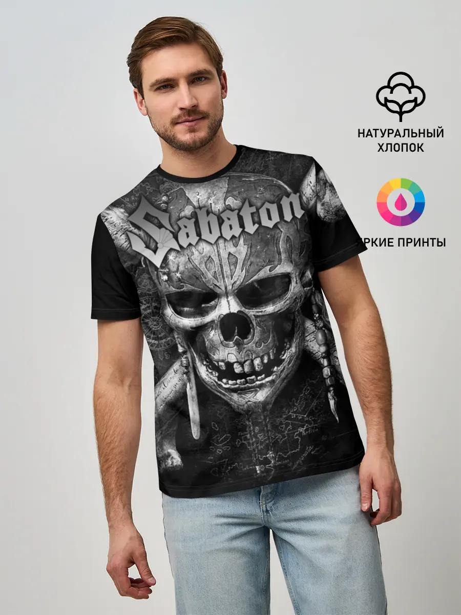Мужская базовая футболка / SABATON