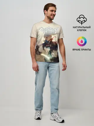 Мужская базовая футболка / Genshin Impact