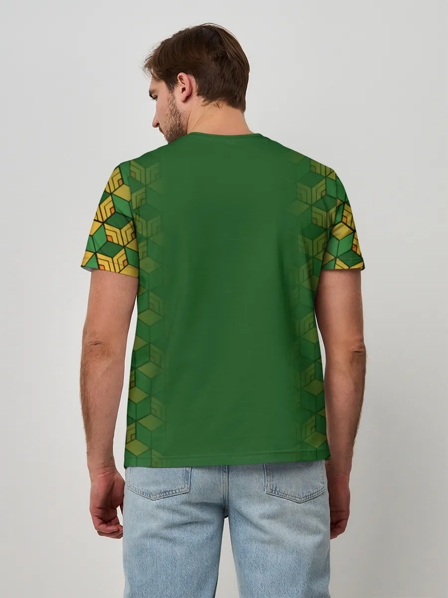 Мужская базовая футболка / Гию Томиока Kimetsu no Yaiba