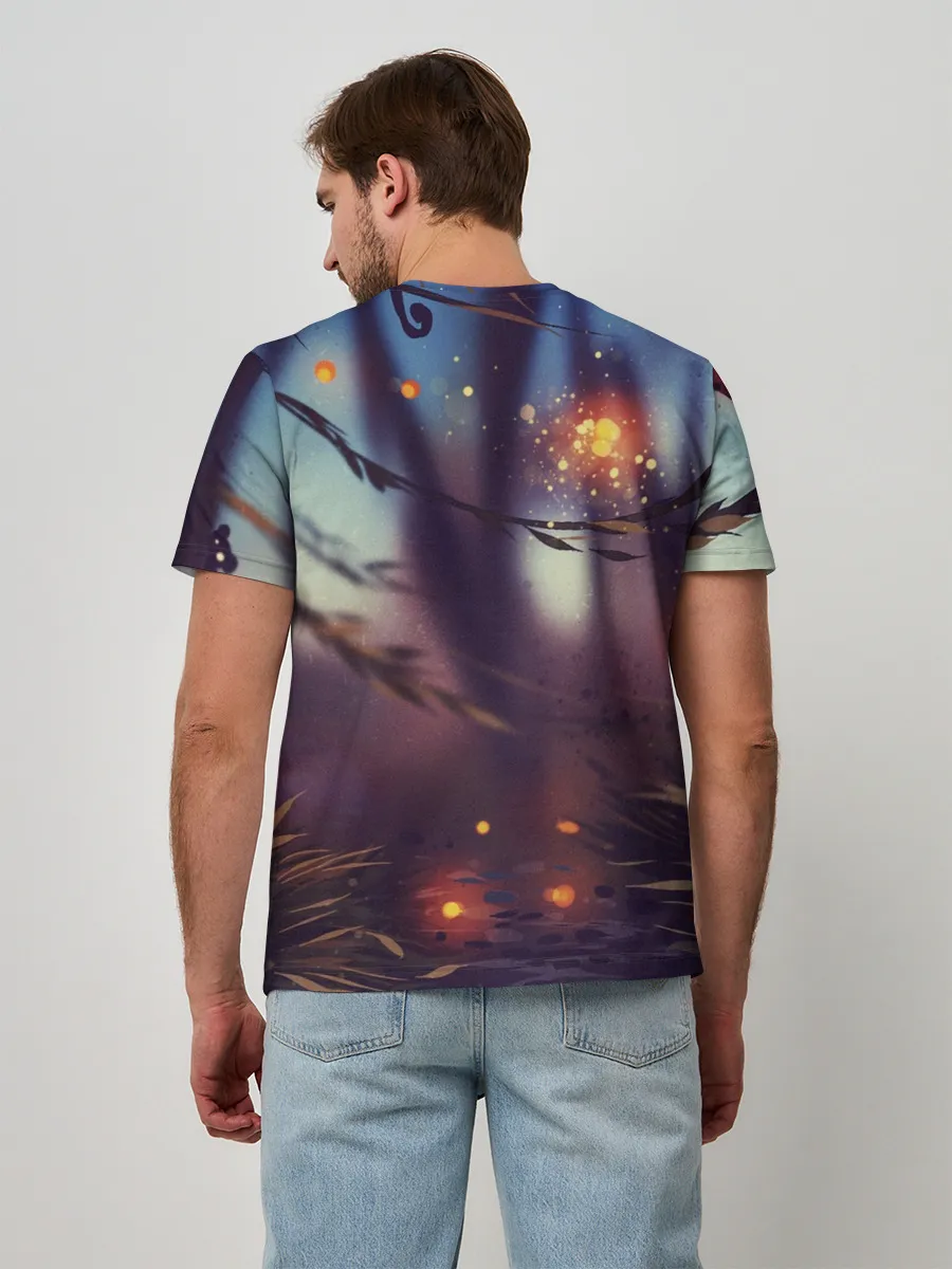 Мужская базовая футболка / Ху Тао