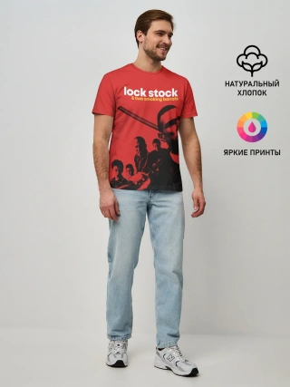 Мужская базовая футболка / Карты деньги два ствола