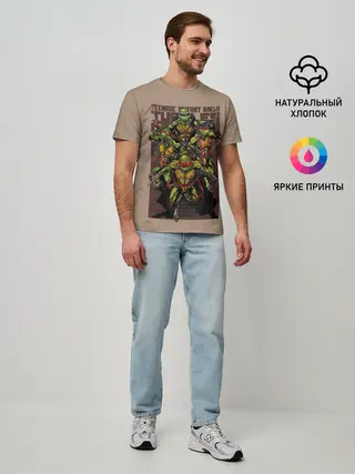 Мужская базовая футболка / Черепашки-ниндзя