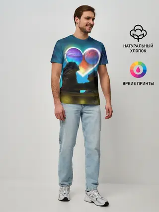 Мужская базовая футболка / Ваня Дмитриенко Венера-Юпитер