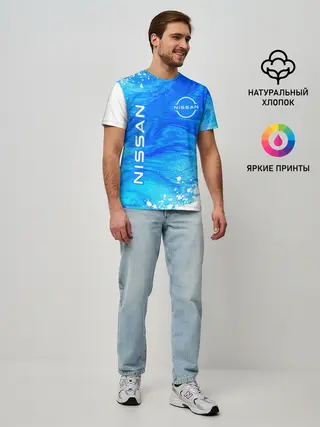 Мужская базовая футболка / NISSAN / Ниссан