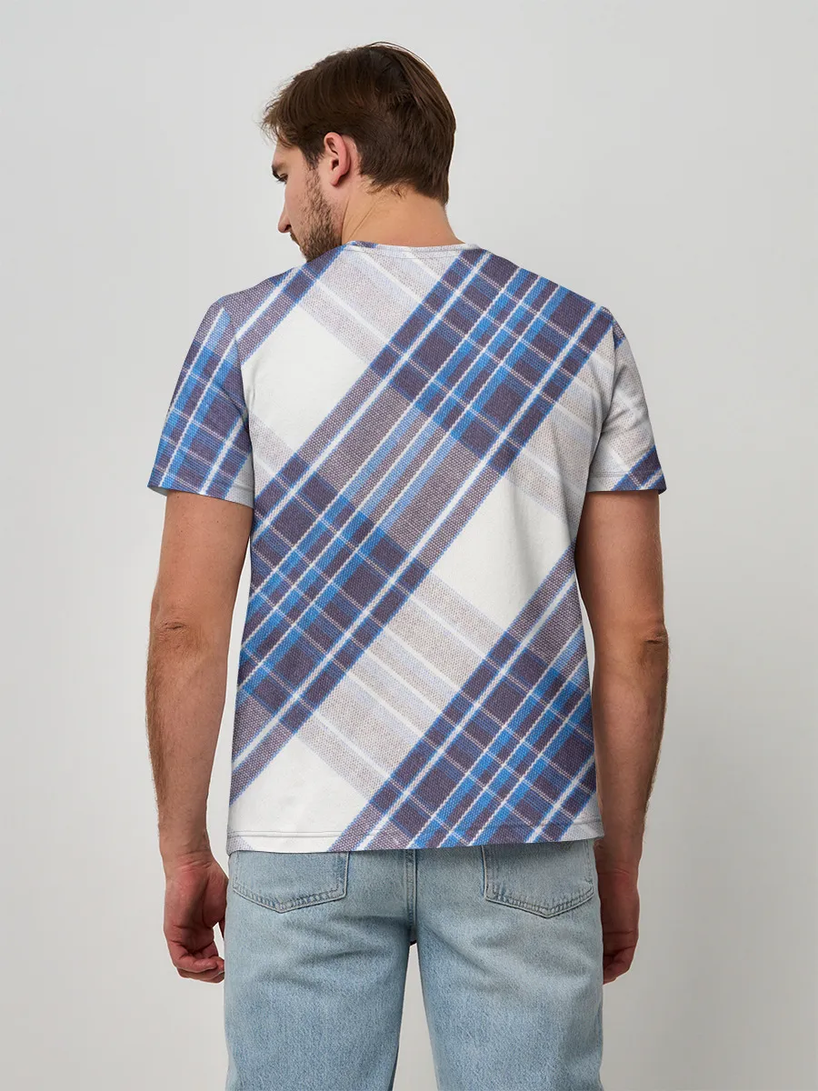 Мужская базовая футболка / Шотландка | Scottish | Tartan