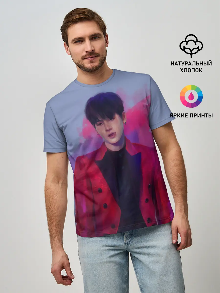 Мужская базовая футболка / Kim Seokjin