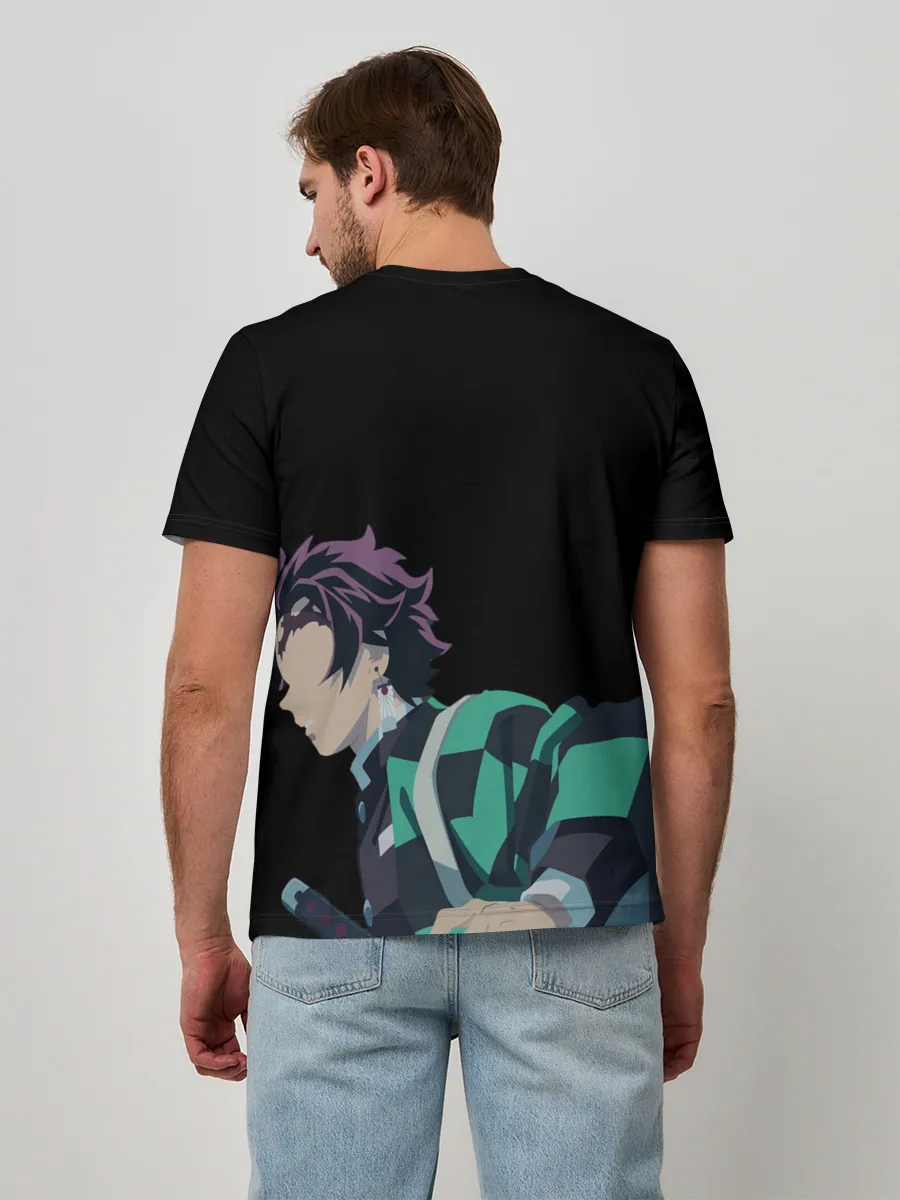 Мужская базовая футболка / Tanjirou Kamado