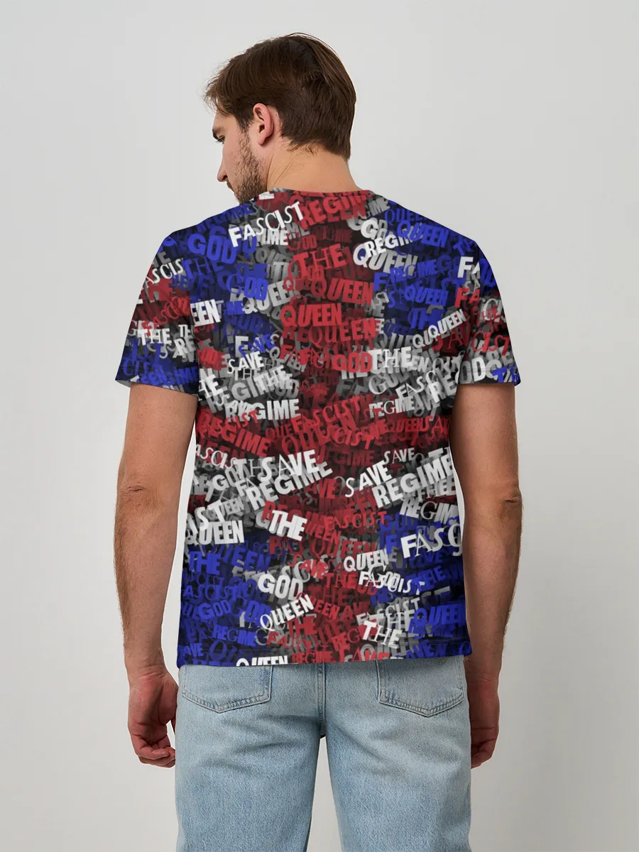 Мужская базовая футболка / God Save the Queen!