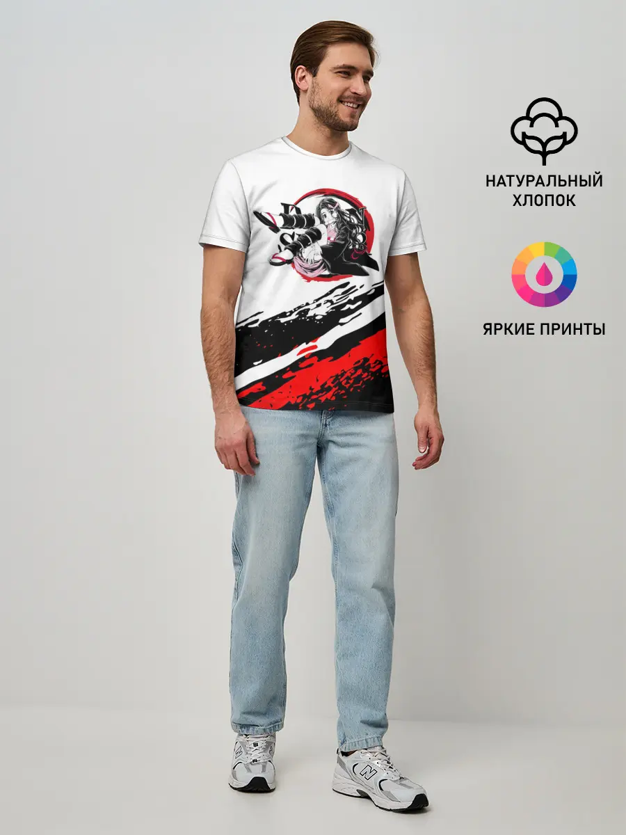 Мужская базовая футболка / Незуко Камадо | Клинок, рассекающий демонов