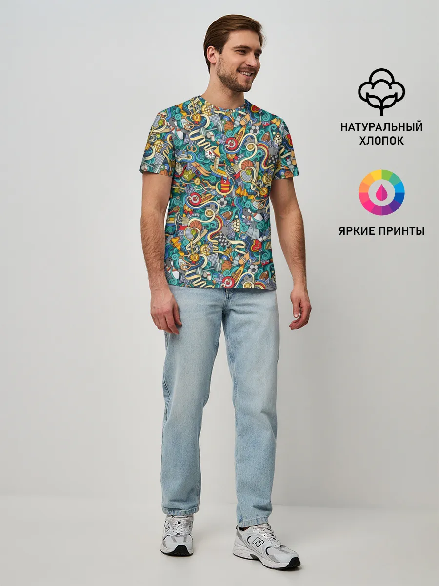 Мужская базовая футболка / Sport