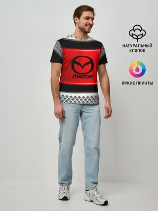 Мужская базовая футболка / MAZDA