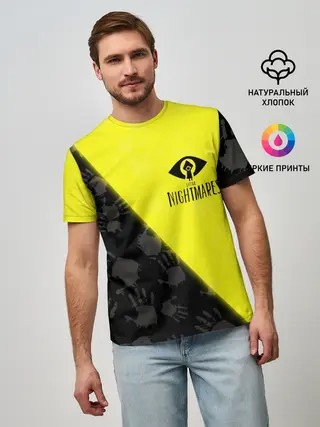 Мужская базовая футболка / Little Nightmares