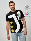 Мужская базовая футболка / JUVENTUS / ЮВЕНТУС / ЗВЕЗДЫ