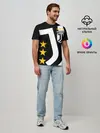 Мужская базовая футболка / JUVENTUS / ЮВЕНТУС / ЗВЕЗДЫ