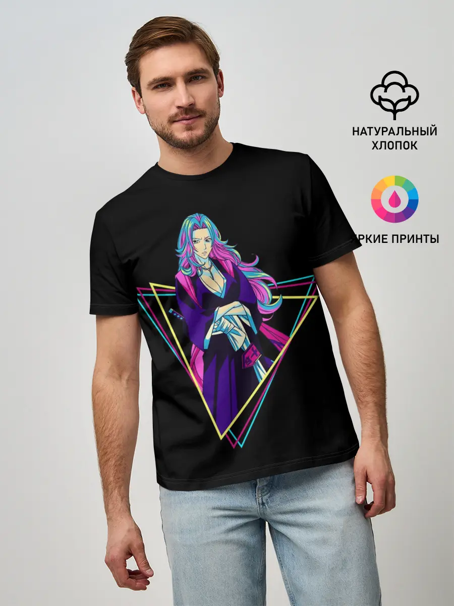 Мужская базовая футболка / BLEACH - Рангику Мацумото