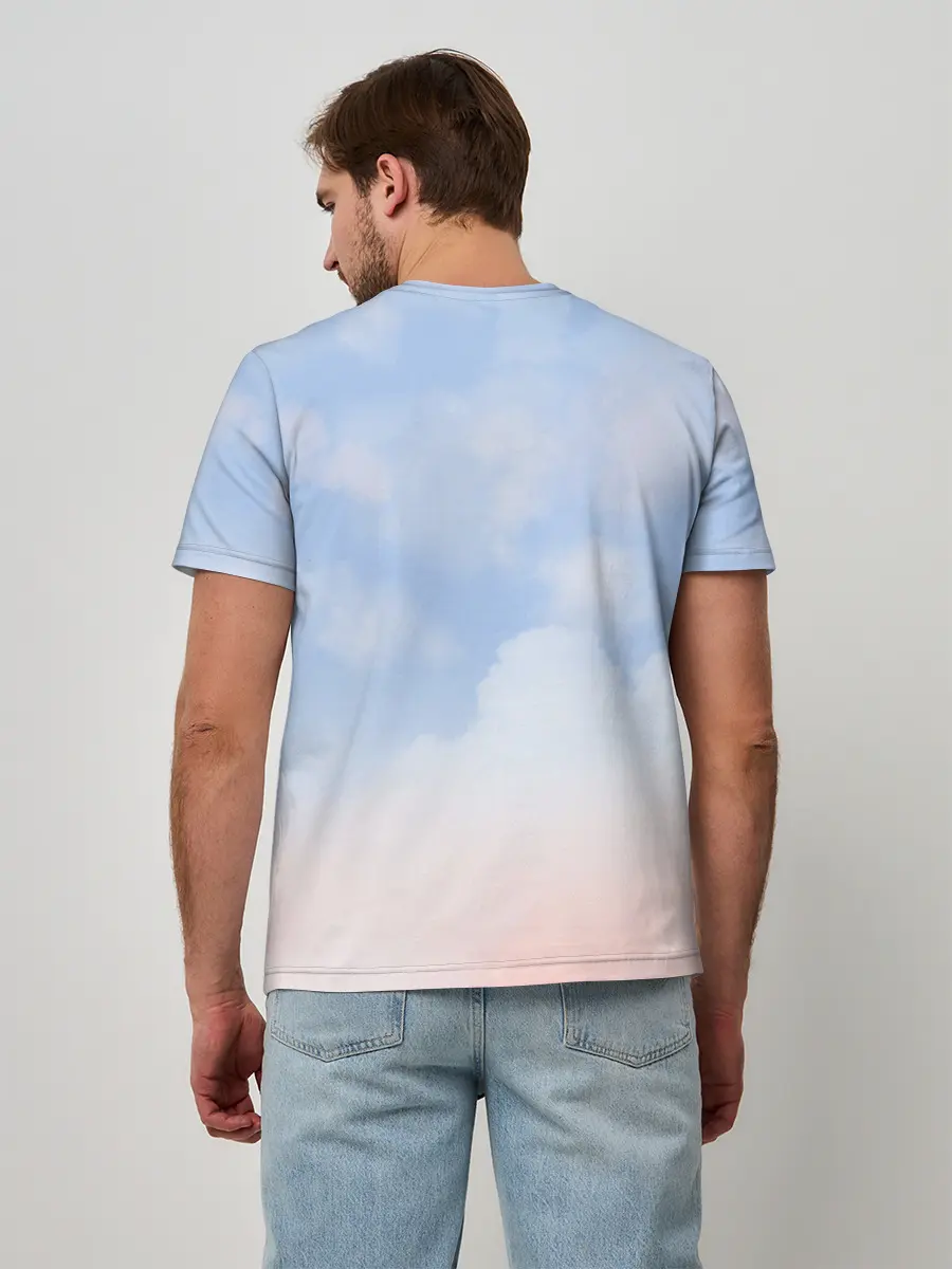 Мужская базовая футболка / Свик /Самолеты/