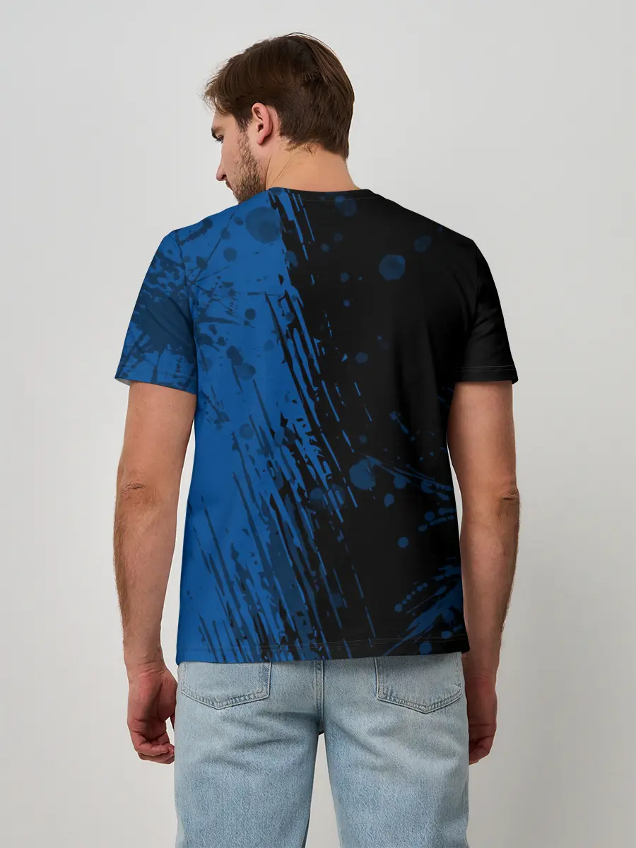 Мужская базовая футболка / FC Barcelona / ФК Барселона.