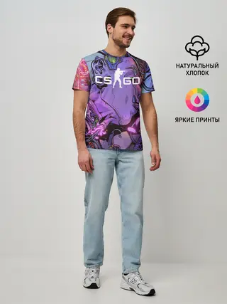 Мужская базовая футболка / CS GO