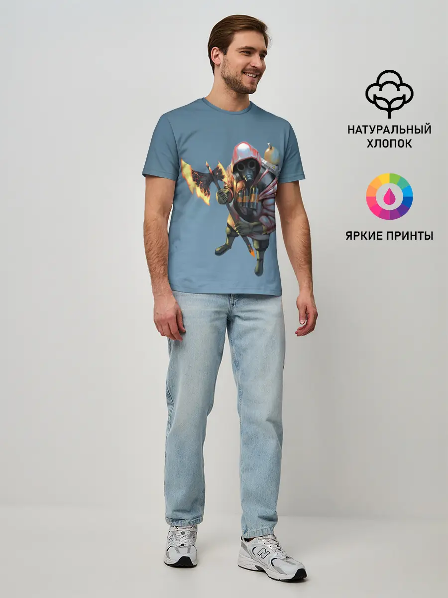 Мужская базовая футболка / Pyro