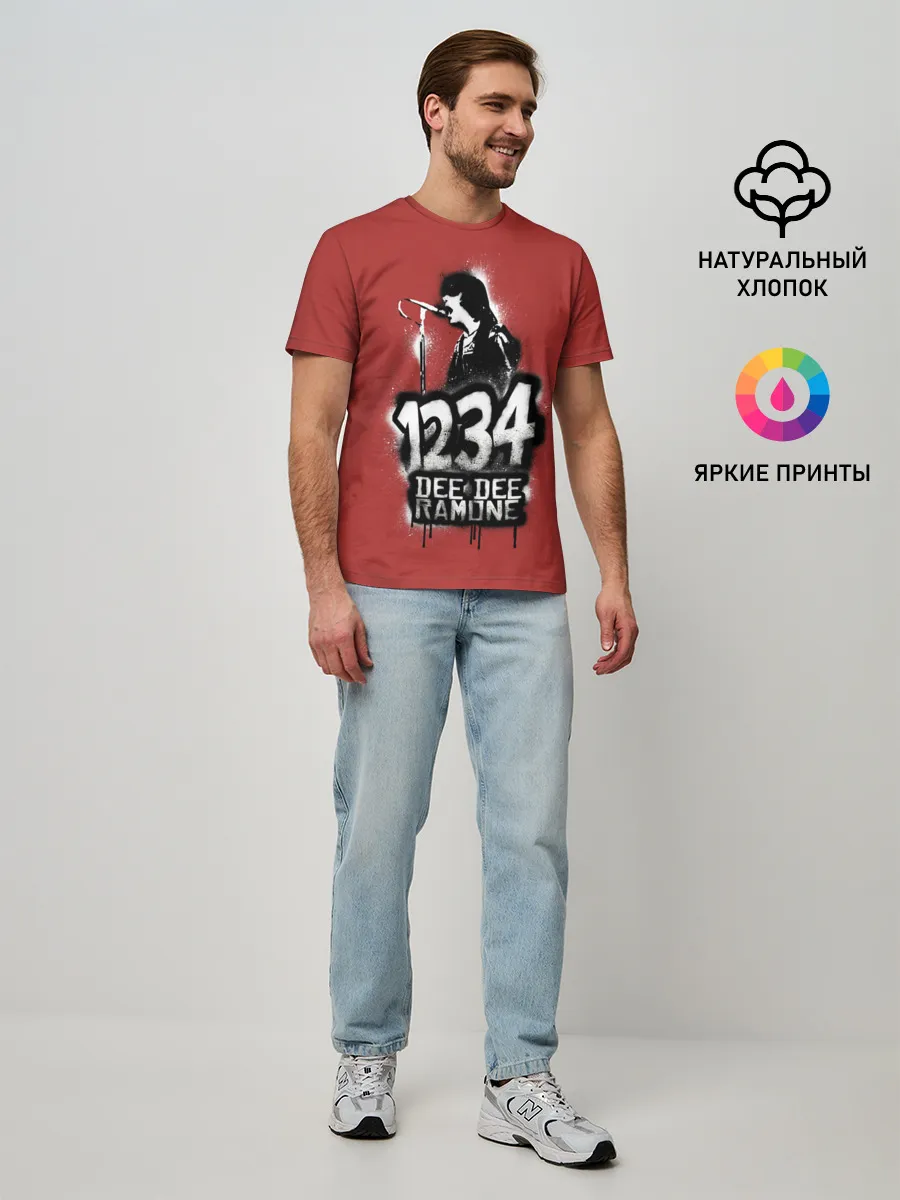 Мужская базовая футболка / Dee Dee Ramone
