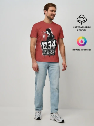 Мужская базовая футболка / Dee Dee Ramone