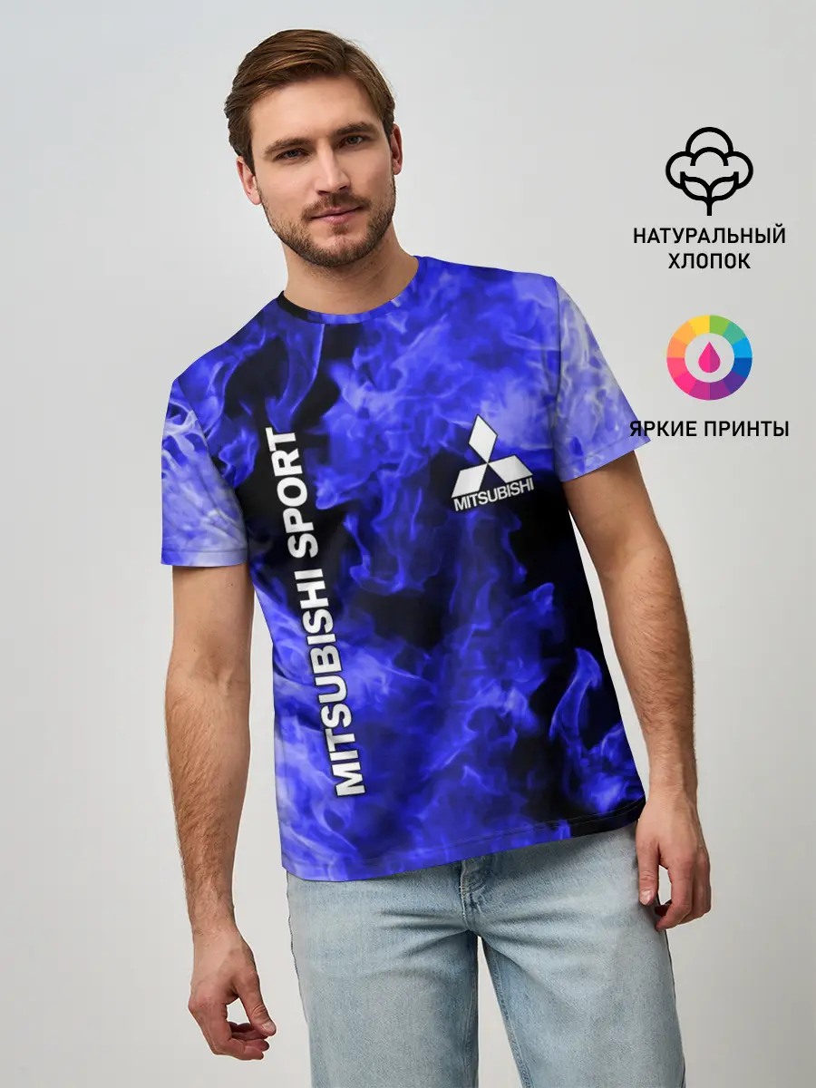 Мужская базовая футболка / MITSUBISHI