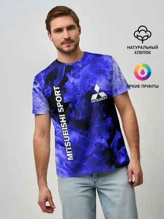 Мужская базовая футболка / MITSUBISHI