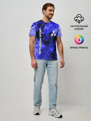 Мужская базовая футболка / MITSUBISHI