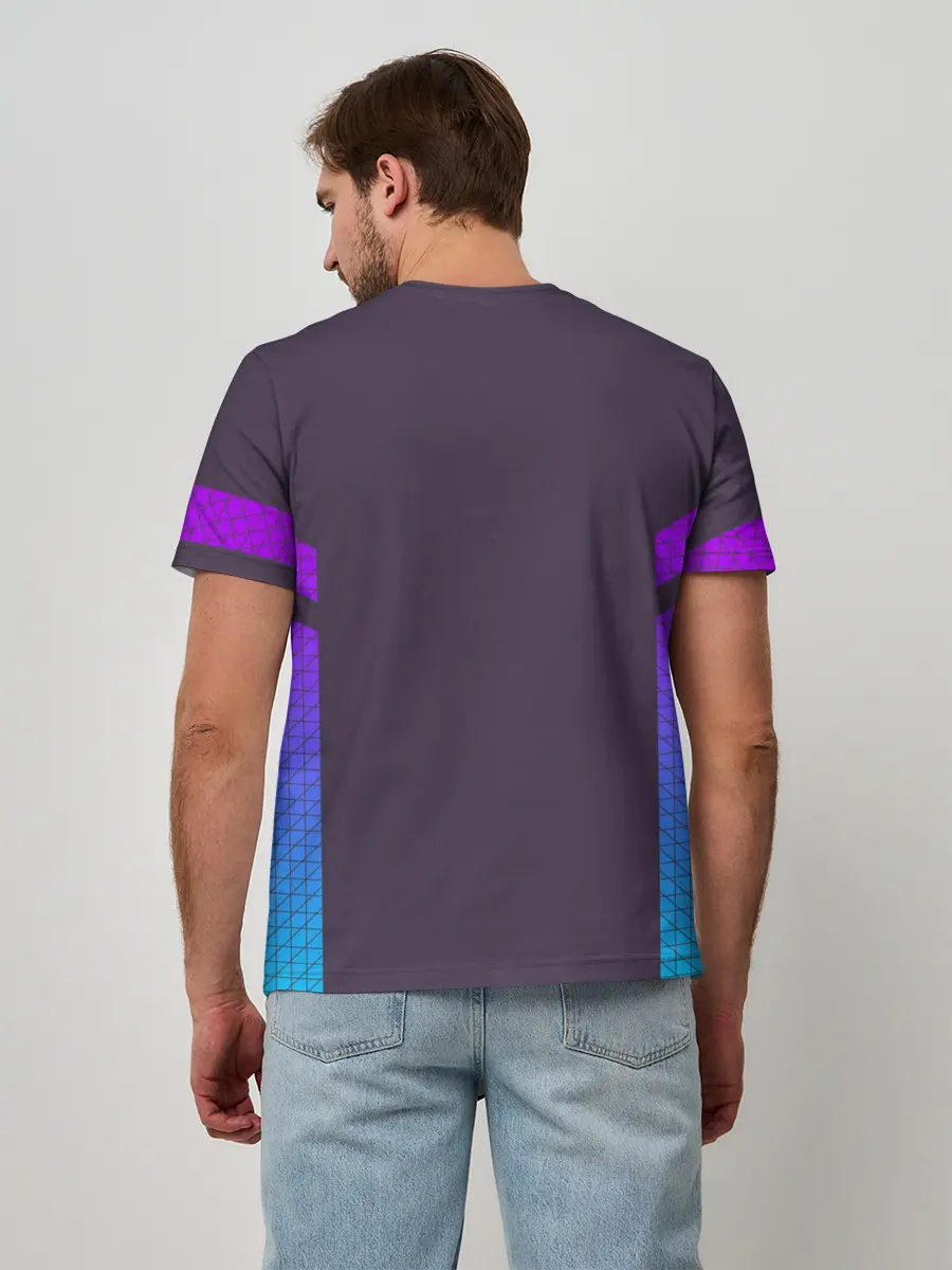 Мужская базовая футболка / НЕОНОВЫЙ КОСТЮМ / NEON