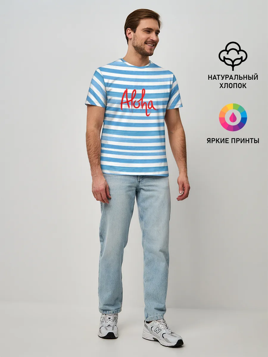 Мужская базовая футболка / ALOHA