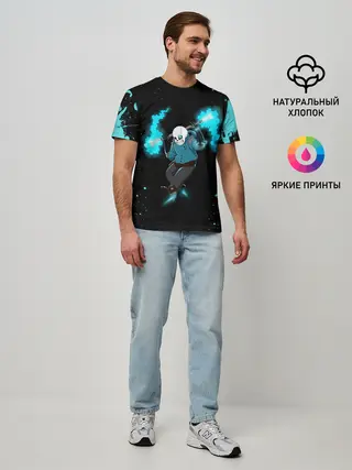 Мужская базовая футболка / Undertale