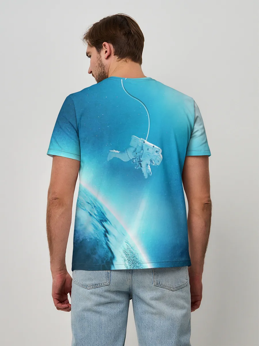 Мужская базовая футболка / КОСМОНАВТ