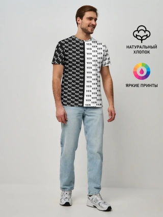 Мужская базовая футболка / YES | NO