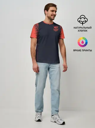 Мужская базовая футболка / Barcelona Training 18-19