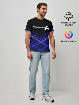 Мужская базовая футболка / MITSUBISHI