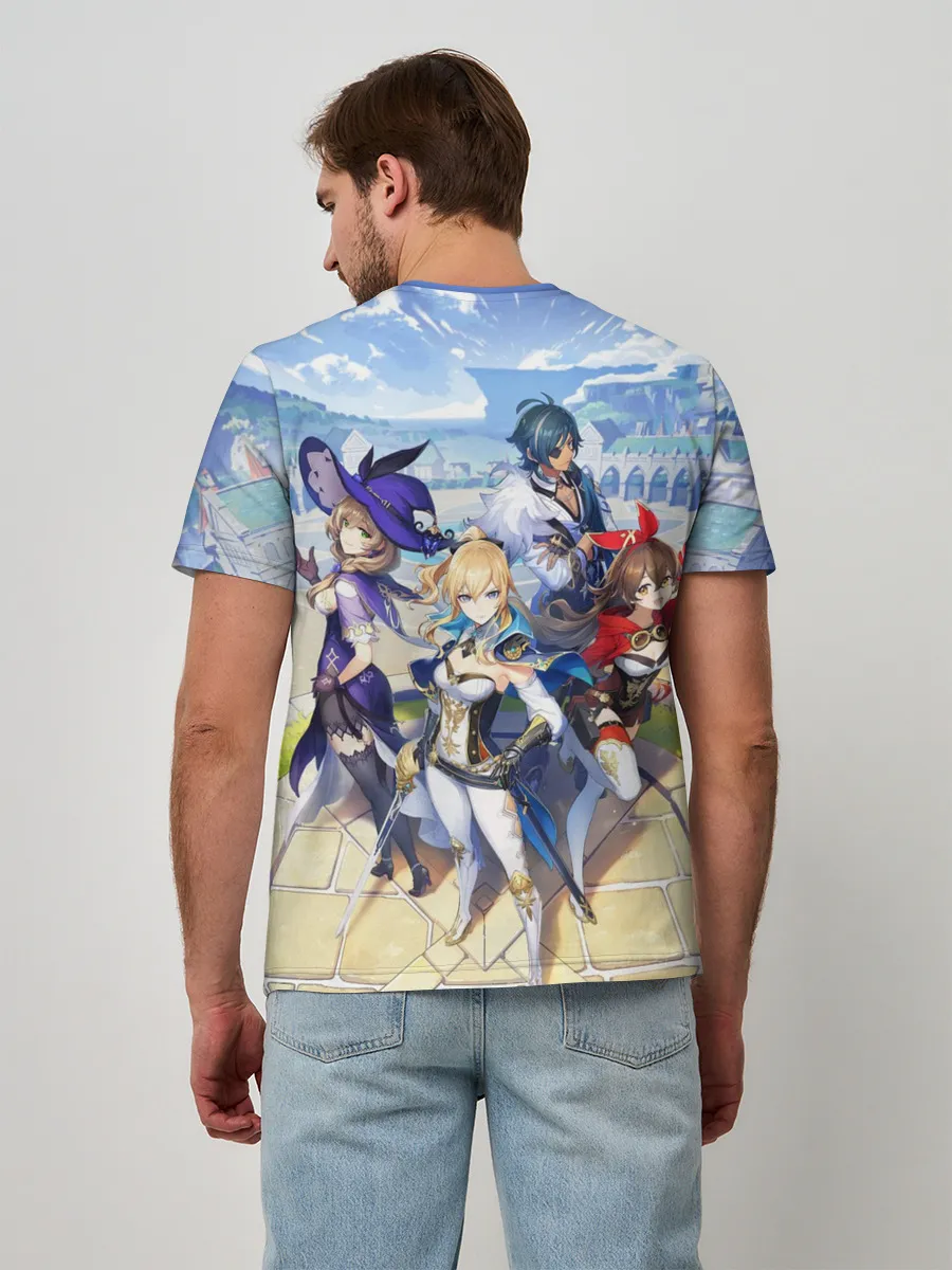 Мужская базовая футболка / GENSHIN IMPACT