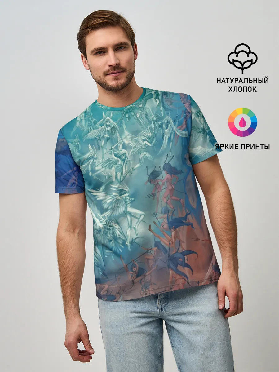 Мужская базовая футболка / Ангелы и Демоны