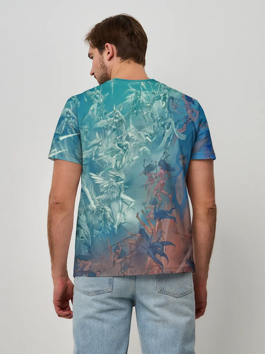 Мужская базовая футболка / Ангелы и Демоны