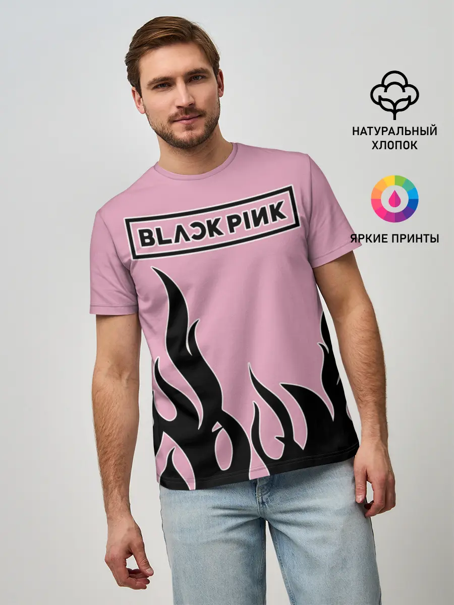 Мужская базовая футболка / BlackPink