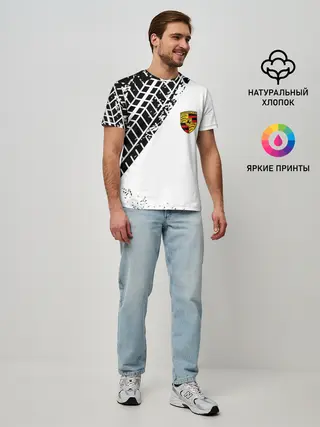 Мужская базовая футболка / PORSCHE