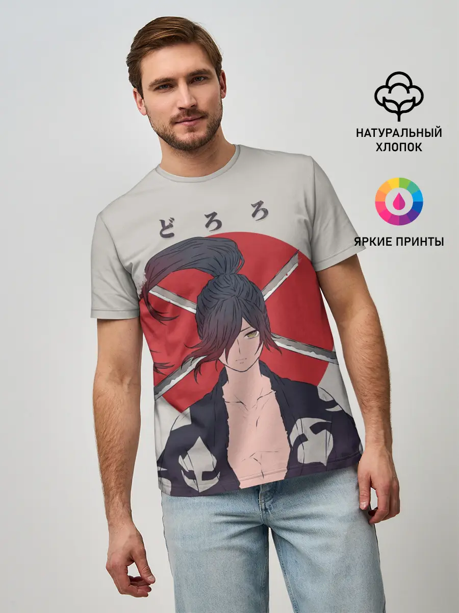 Мужская базовая футболка / Hyakkimaru Demon