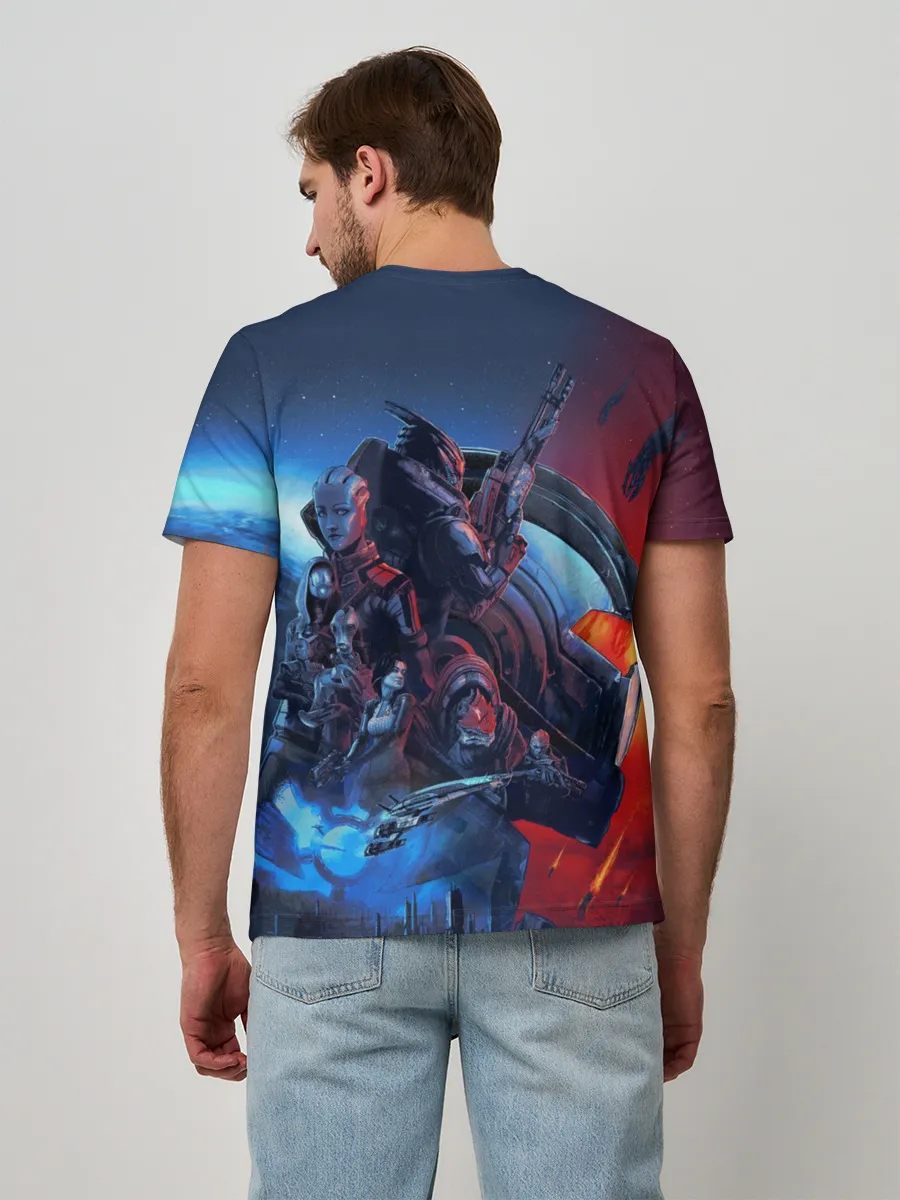 Мужская базовая футболка / Mass EFFECT Legendary ed