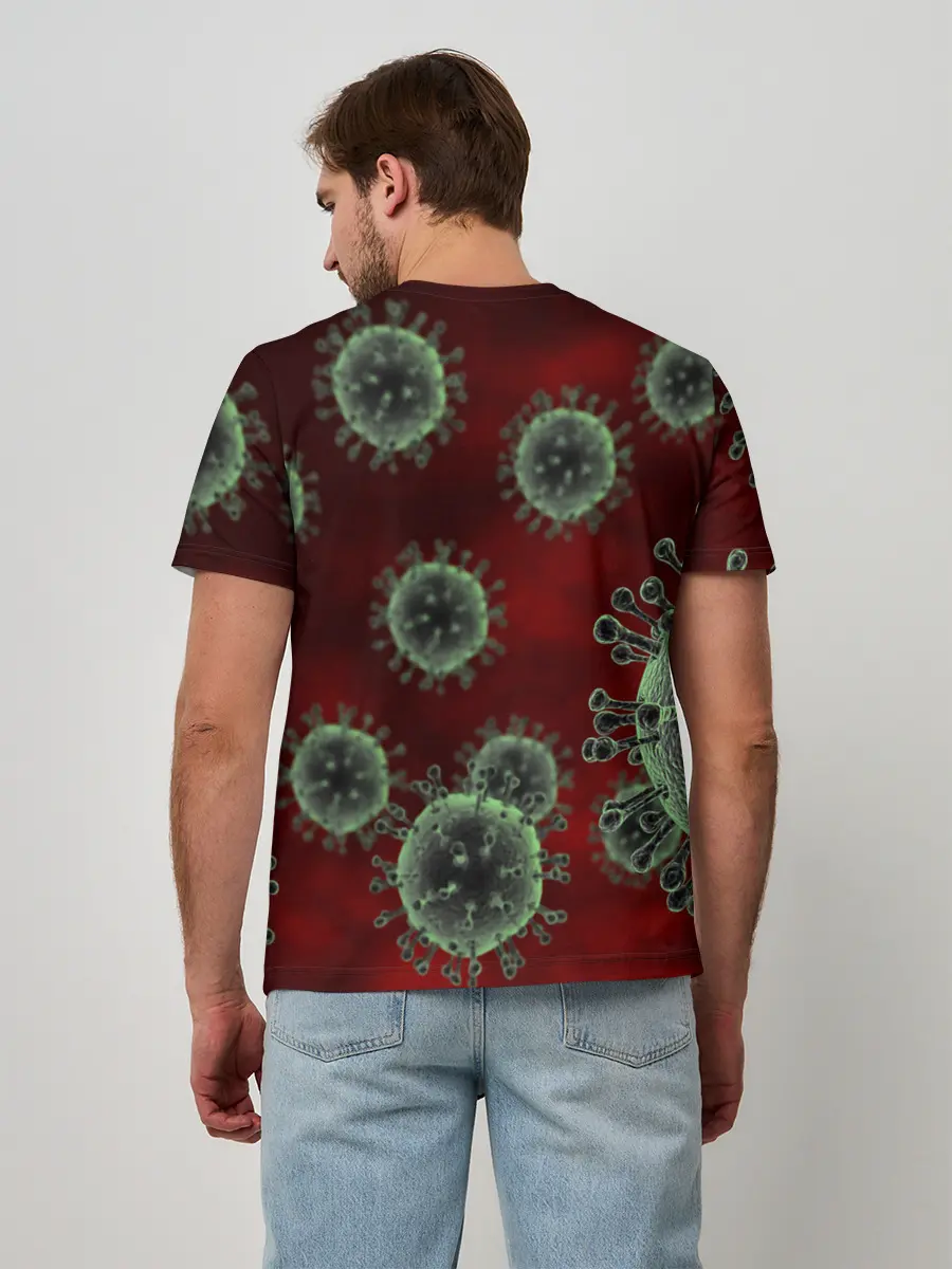 Мужская базовая футболка / COVID-19