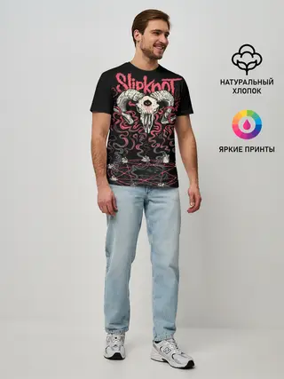 Мужская базовая футболка / Slipknot