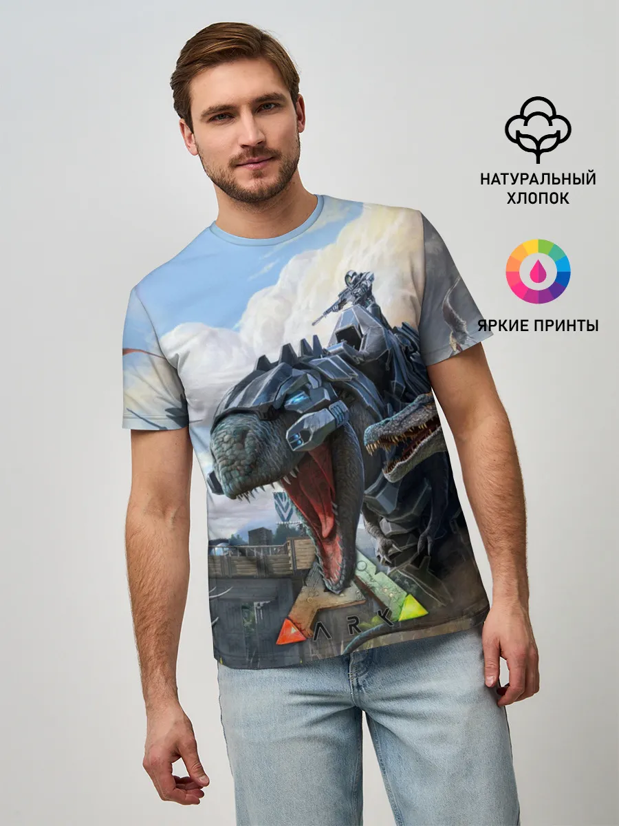 Мужская базовая футболка / Ark Survival Evolved