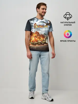 Мужская базовая футболка / Sabaton