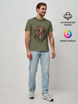 Мужская базовая футболка / SnаKе